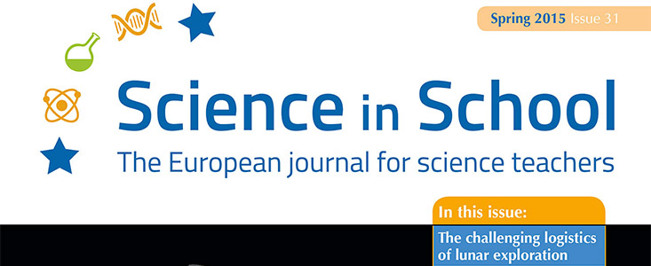 Titelseite von Science in School 31 — Frühjahr 2015