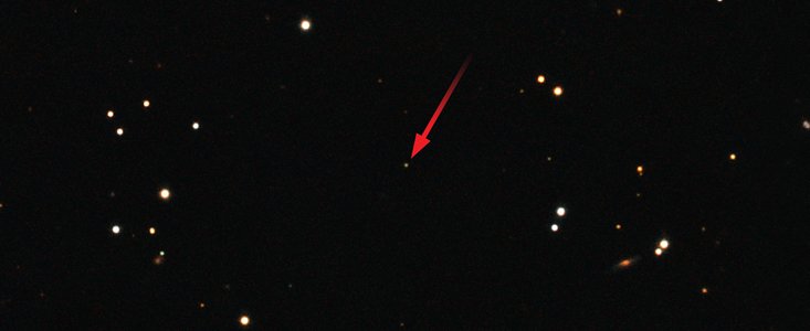 GROND-Bild des Gammastrahlen-Ausbruchs GRB 151027B