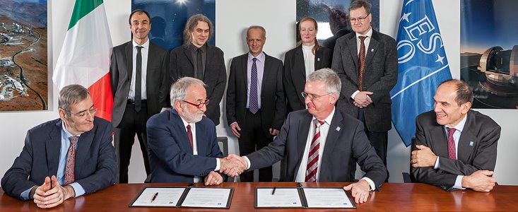 Agreement signed for E-ELT MAORY adaptive optics system