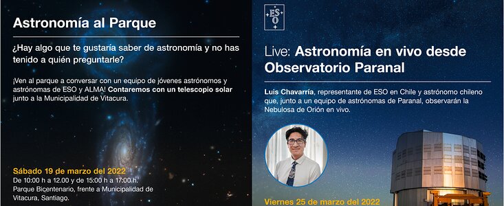 Imagen promocional del Día de la Astronomia de Chile 2022