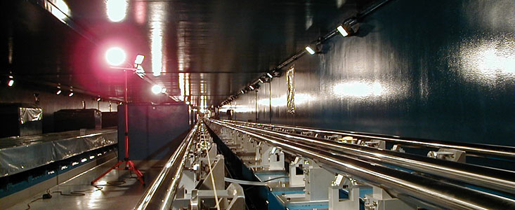 VLTI Delay Lines at the interferometric tunnel