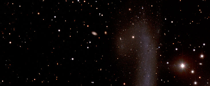The hooked galaxy and its companion