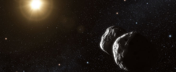 Asteroid Barbara (artist's impression)