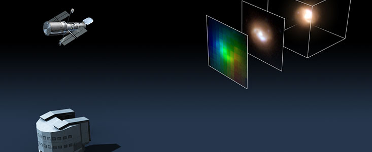 Una visión 3D de galaxias remotas