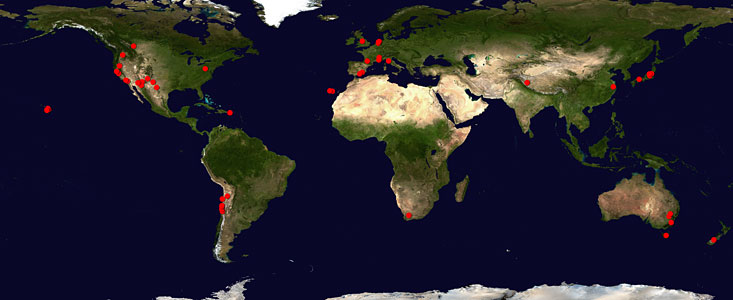Around the World in 80 Telescopes