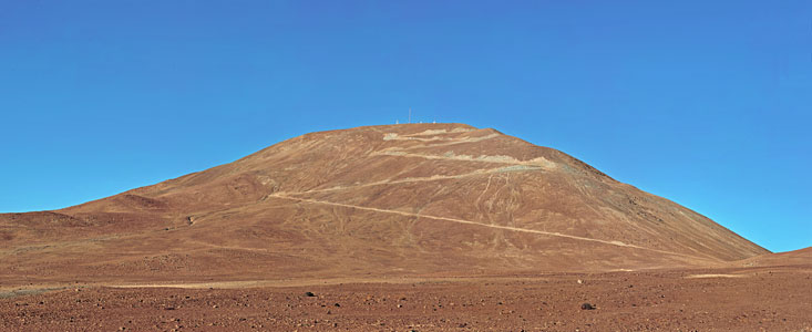 O Cerro Armazones - local do futuro E-ELT