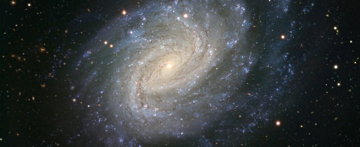 VLT-opname van het spiraalstelsel NGC 1187