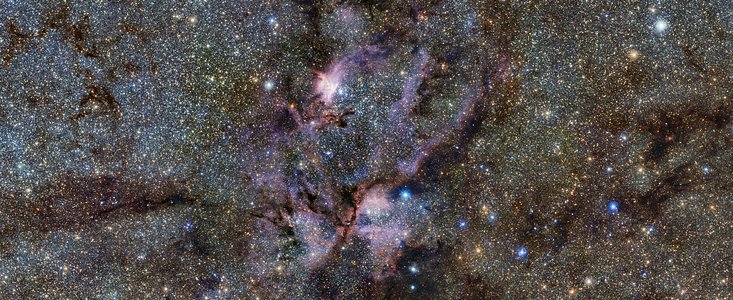 The Lobster Nebula seen with ESO’s VISTA telescope