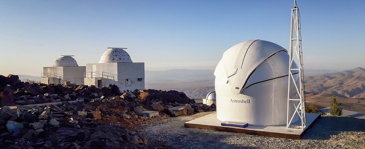 Test-Bed Telescope 2 på ESOs La Sillaobservatorium