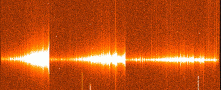 Swan bands in bright comet 1995 Q1