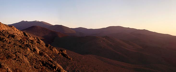 Panoramic view with La Silla