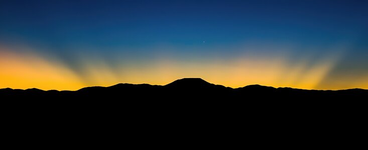 Lever du soleil à Cerro Armazones
