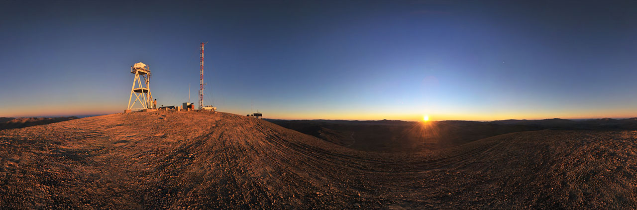 Cerro Armazones at sunset