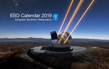 Disponibile l'edizione 2019 del calendario dell’ESO