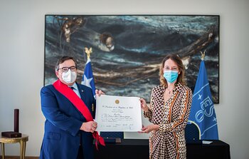 ESO Director General awarded Order of Bernardo O’Higgins