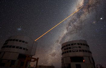 Mounted image 023: Shooting a laser at the Galactic Centre