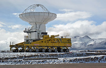 Mounted image 096: Snow at the ALMA site