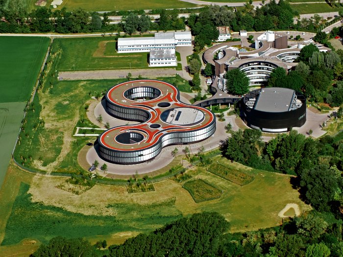 Aerial view of the ESO Headquarters