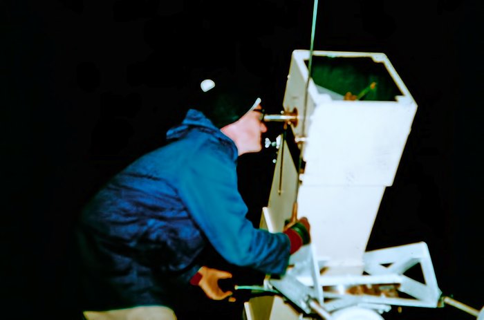 Observing with the Danjon telescope