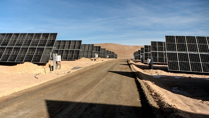 La centrale photovoltaïque de Paranal-Armazones