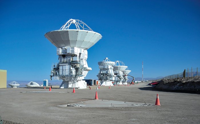 Japanese antennas at ALMA OSF