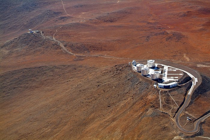 Aerial view of the VLT