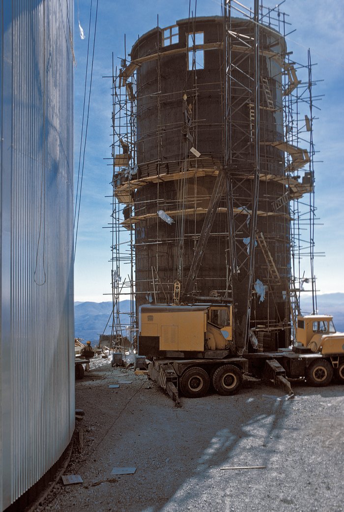Construction of the Coudé Auxiliary Telescope
