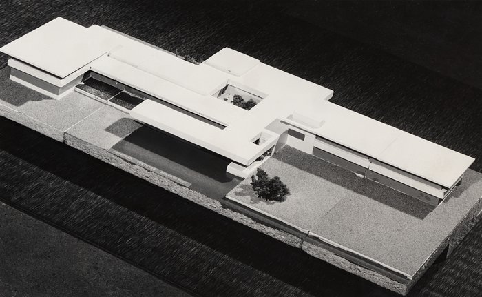 Architectural model of the planned ESO Vitacura offices