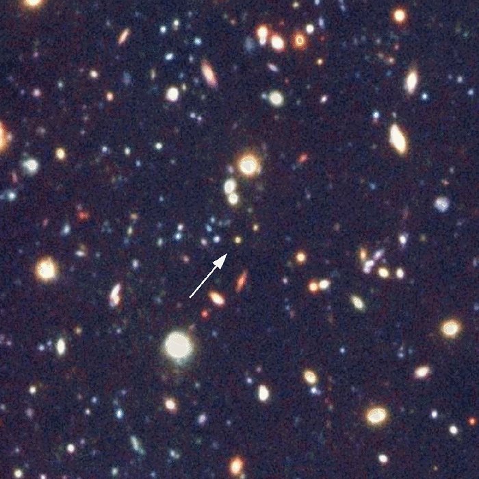 Quasar (24.5 mag ;z~4) in MS 1008 Field