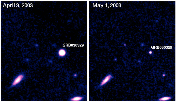 Image of afterglow of GRB 030329
