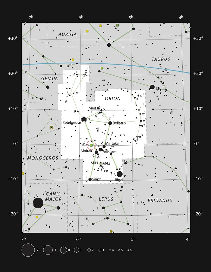 Messier 78: en refleksionståge i Orion