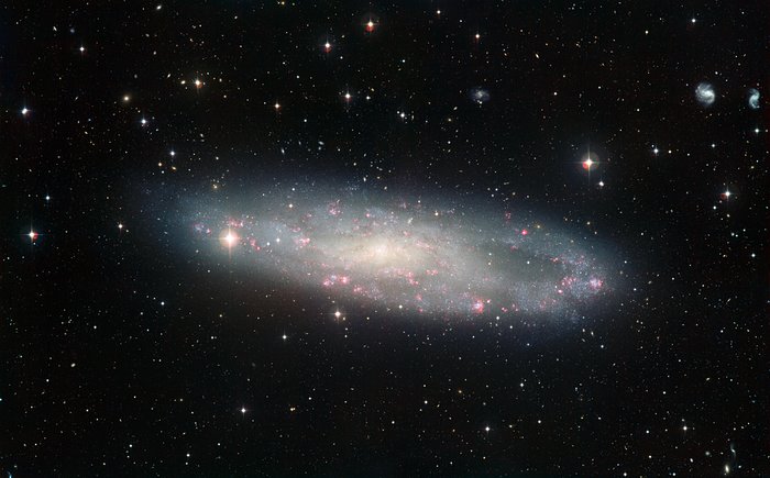 Wide Field Imager view of the spiral galaxy NGC 247