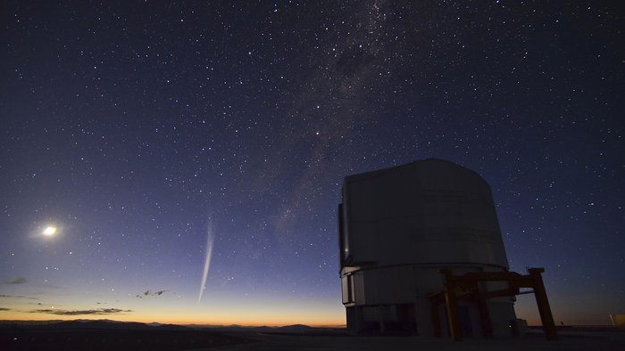El Cometa Navideño Lovejoy capturado desde Paranal
