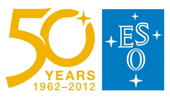 Logo zum 50-jährigen Jubiläum der ESO