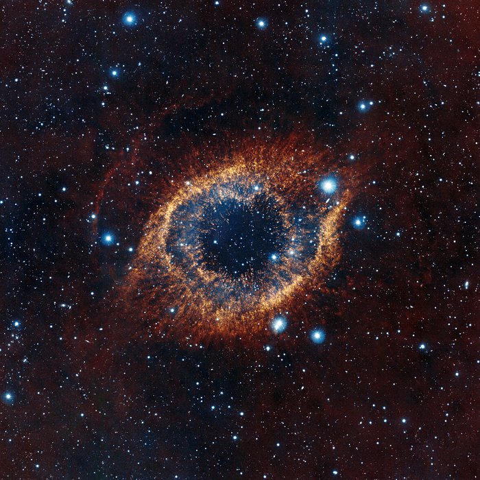 A Nebulosa Helix observada pelo VISTA