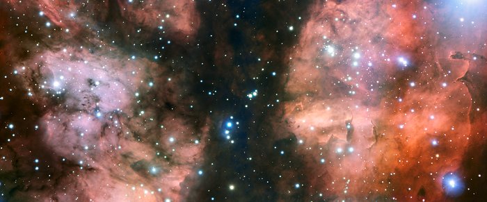 Lähikuva NGC 6357:stä