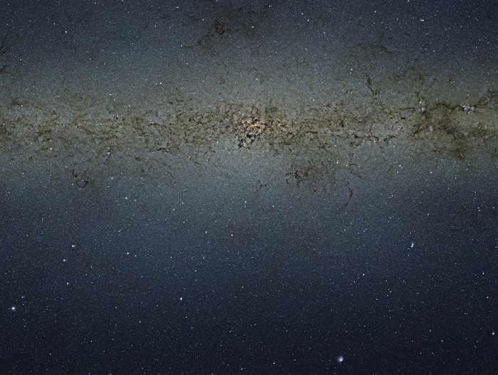 VISTAs gigapixel mosaik af de centrale dele af Mælkevejen