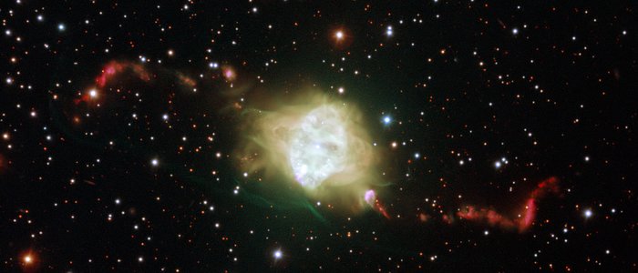 A nebulosa planetária Fleming 1 observada com o Very Large Telescope do ESO