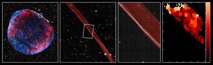 Observaciones de VLT/VIMOS del frente de choque del remanente de la supernova SN 1006