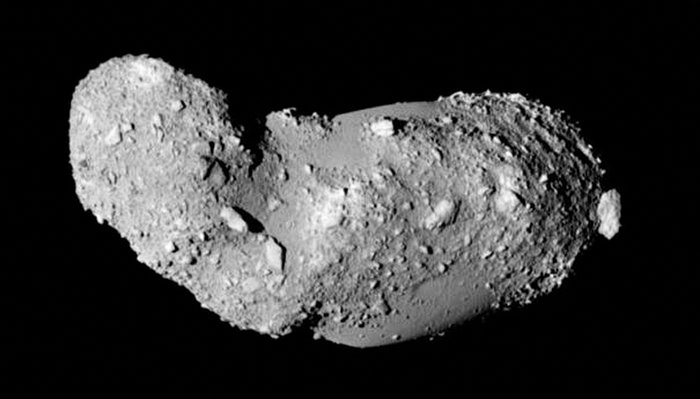 Nærebillede af asteroiden (25143) Itokawa