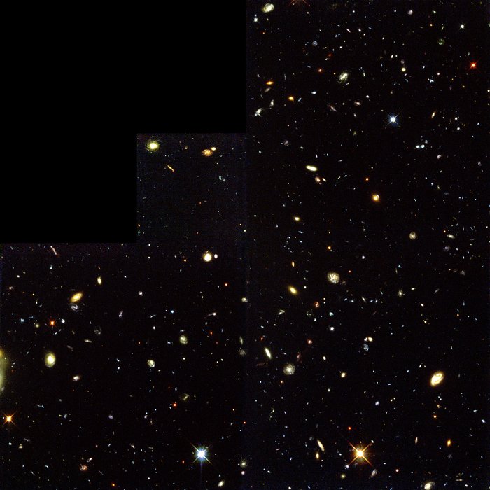 Hubble Deep Field South — Mehrere Fenster ins Universum