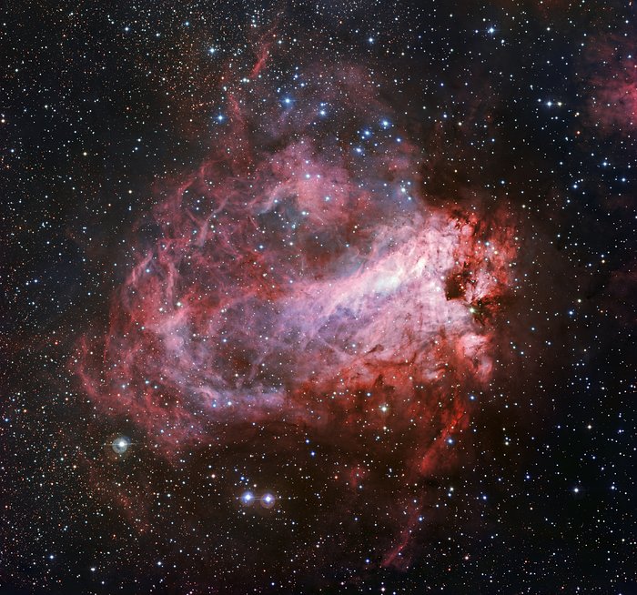La région de formation stellaire Messier 17 