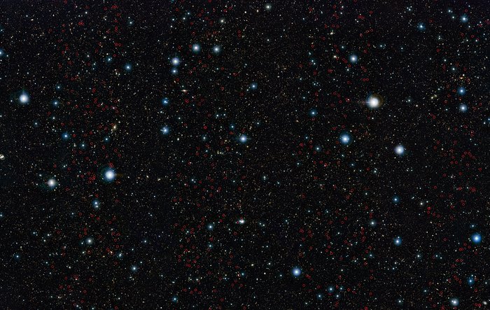 Hmotné galaxie objevené v mladém vesmíru