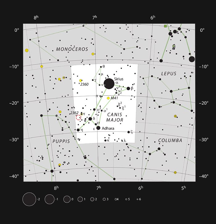 Den röda hyperjätten VY Canis Majoris