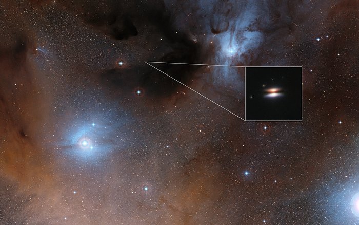 Den protoplanetariske skive 'Den flyvende Tallerken' omkring stjernen 2MASS J16281370-2431391 I