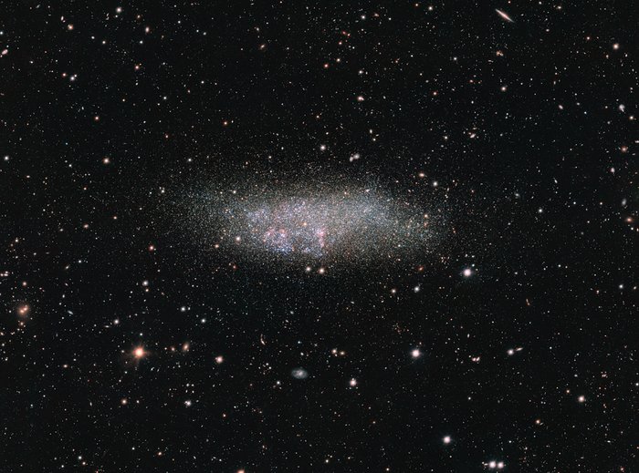 La galaxia WLM, en los bordes del Grupo Local