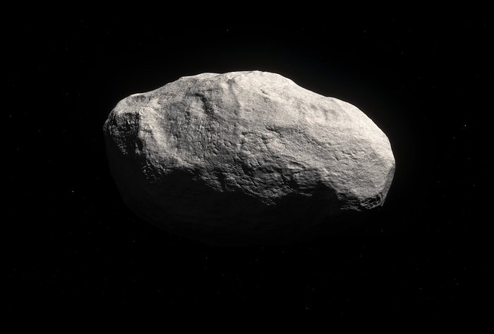 Ilustración del singular cometa rocoso C/2014 S3 (PANSTARRS)