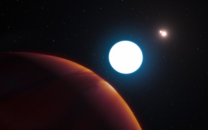Tegning af en planet i systmet HD 131399