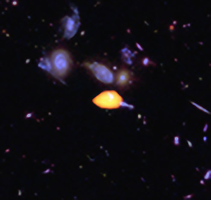 Profunda imagen de ALMA de parte del Campo Ultra Profundo del Hubble