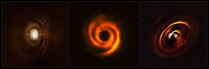 Disco protoplanetario observado con SPHERE